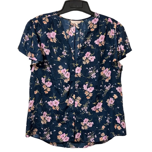 Rebecca Taylor Tops Rebecca Taylor Silk Floral Blouse Poshmark